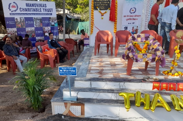 Tree plantation and amphitheater donation