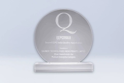 Baumer quality awarded in India