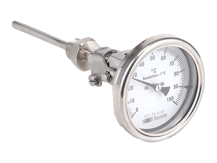 Bimetallic temperature gauges